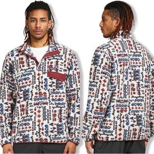 Patagonia Synchilla Fleece Pullover in Wandering Woods Pumice